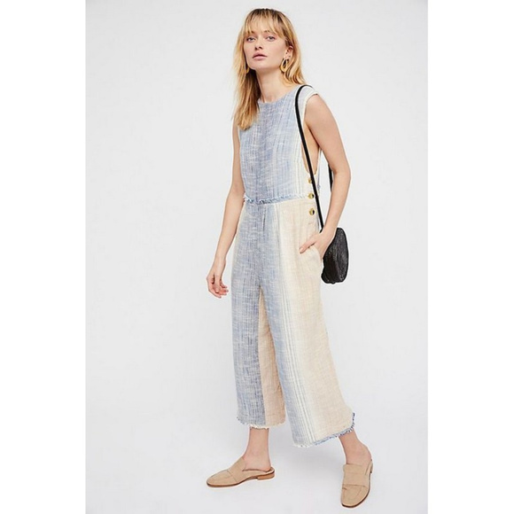 Free People Pants - Free People Moab Jumper Small S NWT $128 Cream